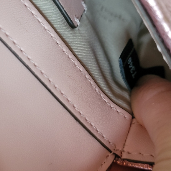 Kate Spade  Carey Metallic Quilted Micro Flap Crossbody bag - Picture 10 of 10